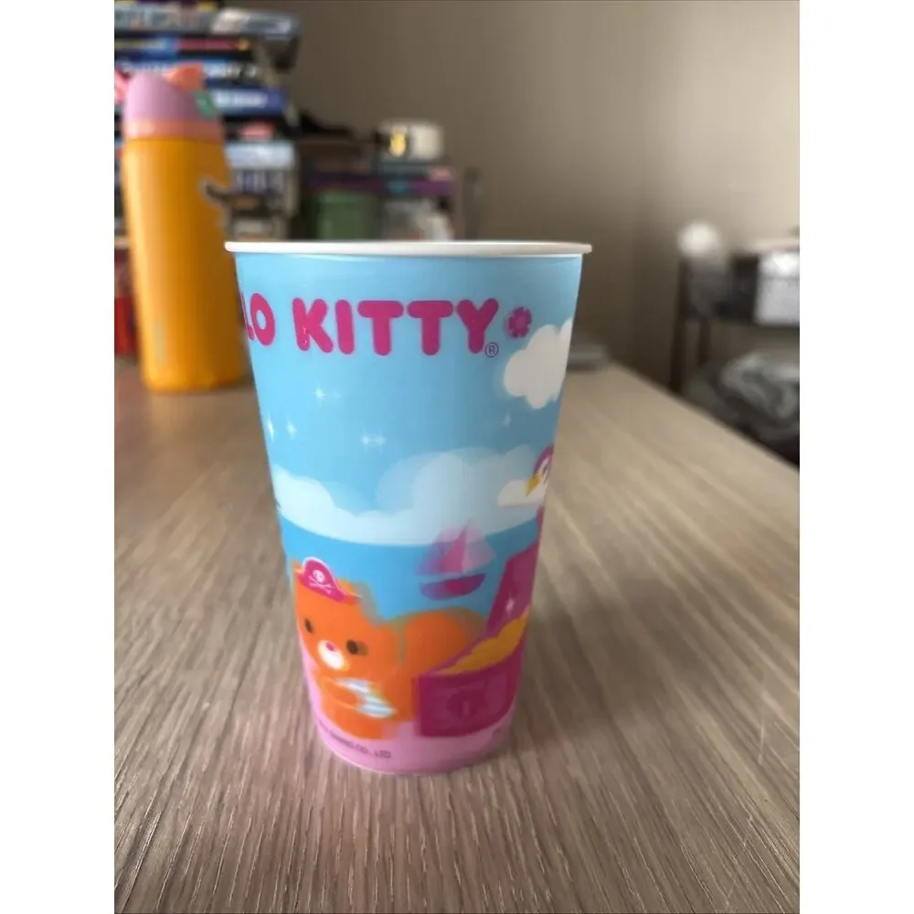 Hello Kitty Pirate Plastic Tumbler Cup Zak Designs 2014 Sanrio BPA Free